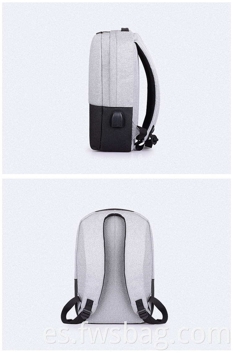 Multifunción USB Charging Men College Books bolsas de 15.6 pulgadas mochila para viajar para viajar